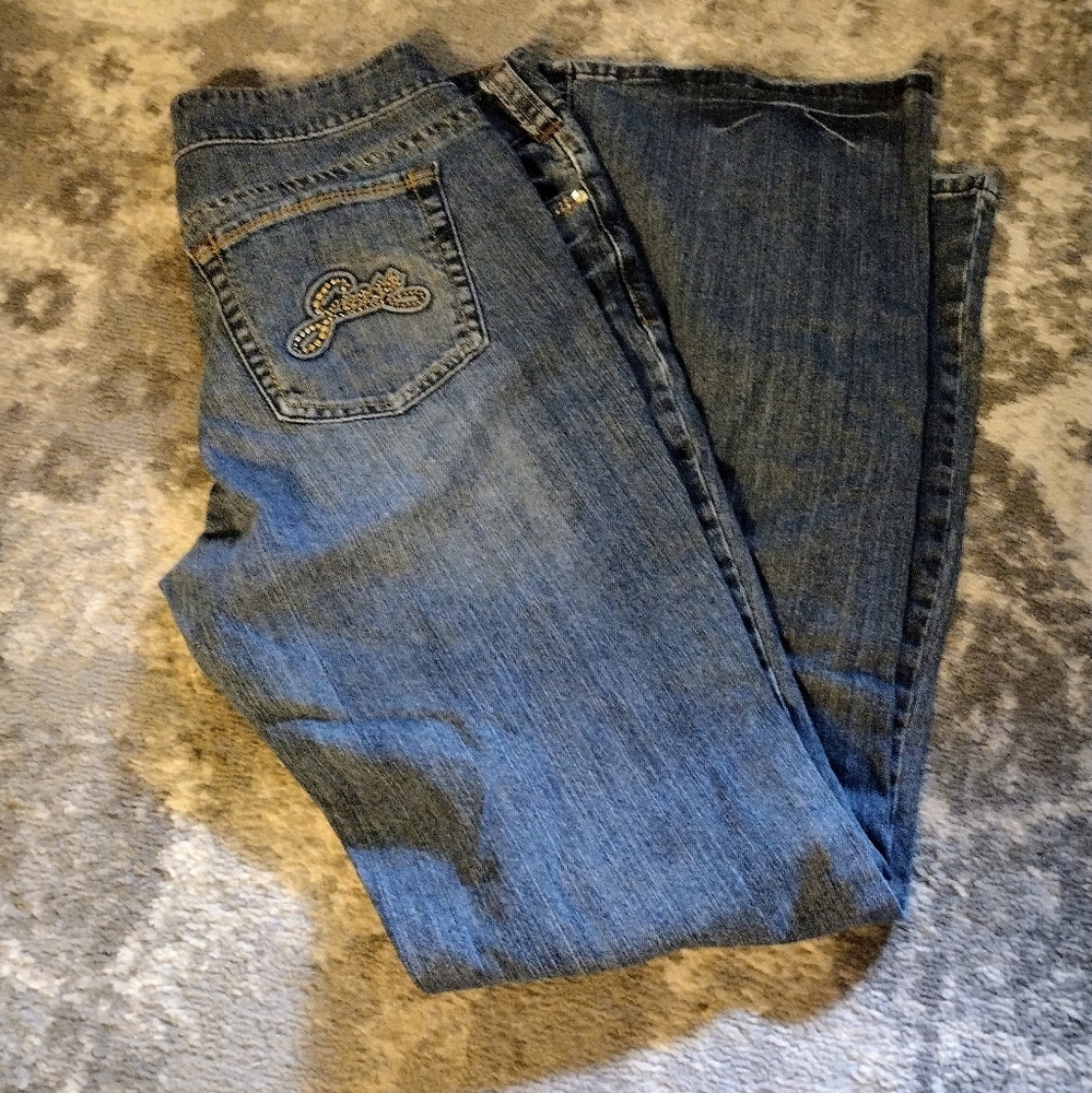 Woman's Guess jeans,size 32,long, Boot cut Jeans